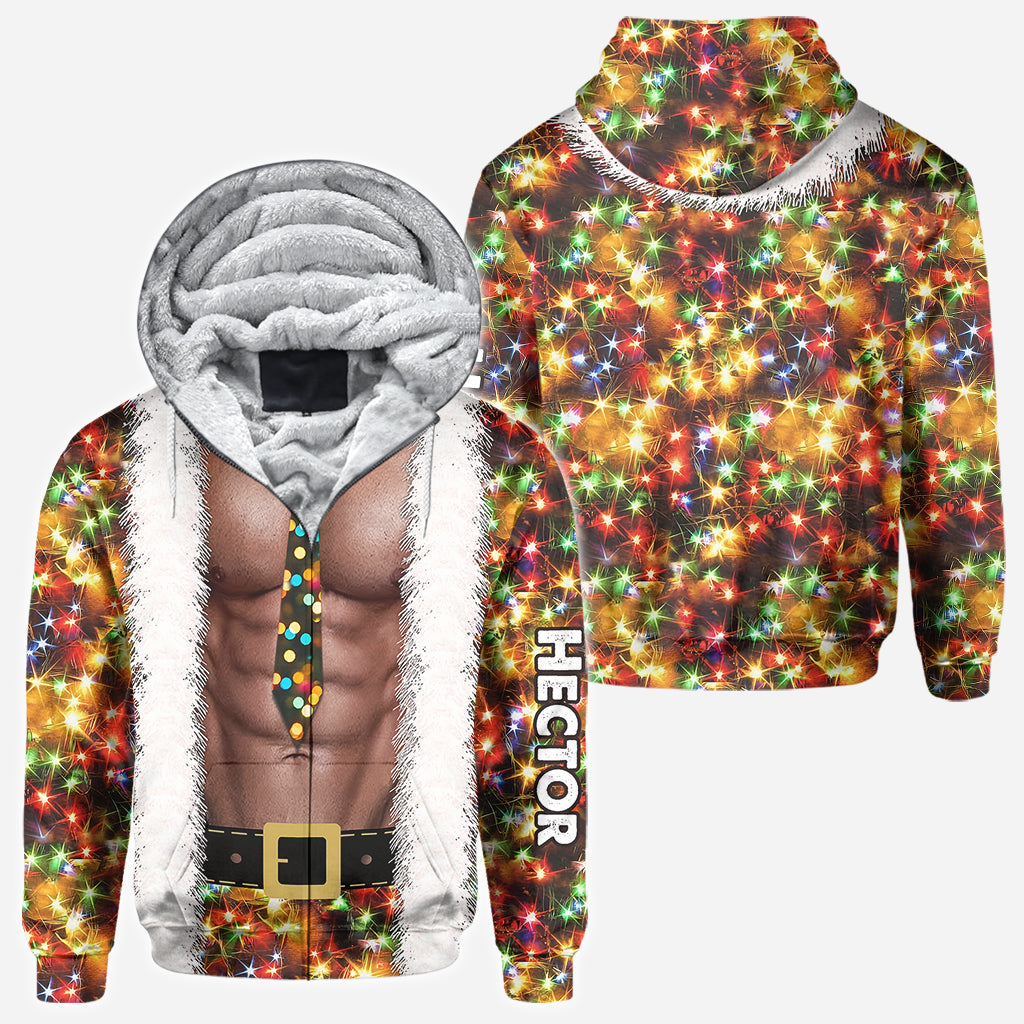 Bébé Père Noël arrive - T-shirt personnalisé pour couple