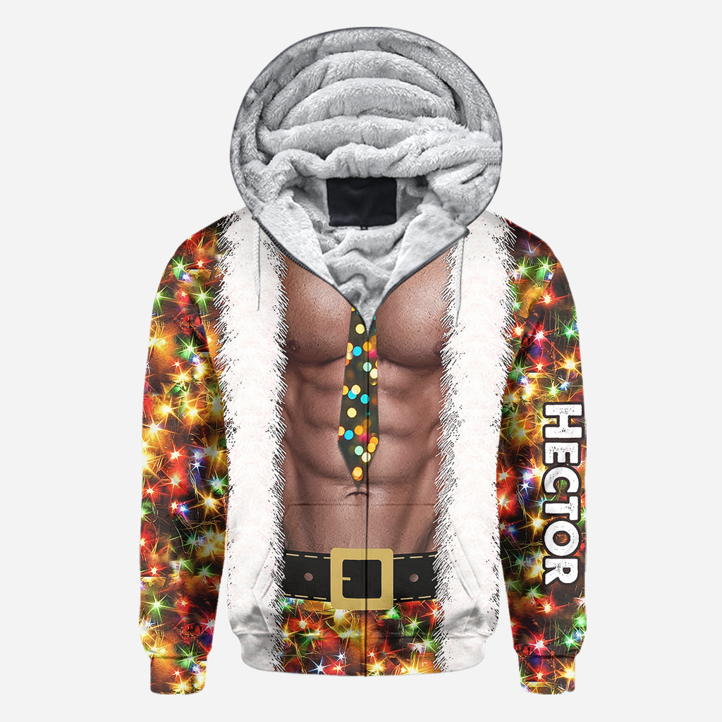 Bébé Père Noël arrive - T-shirt personnalisé pour couple