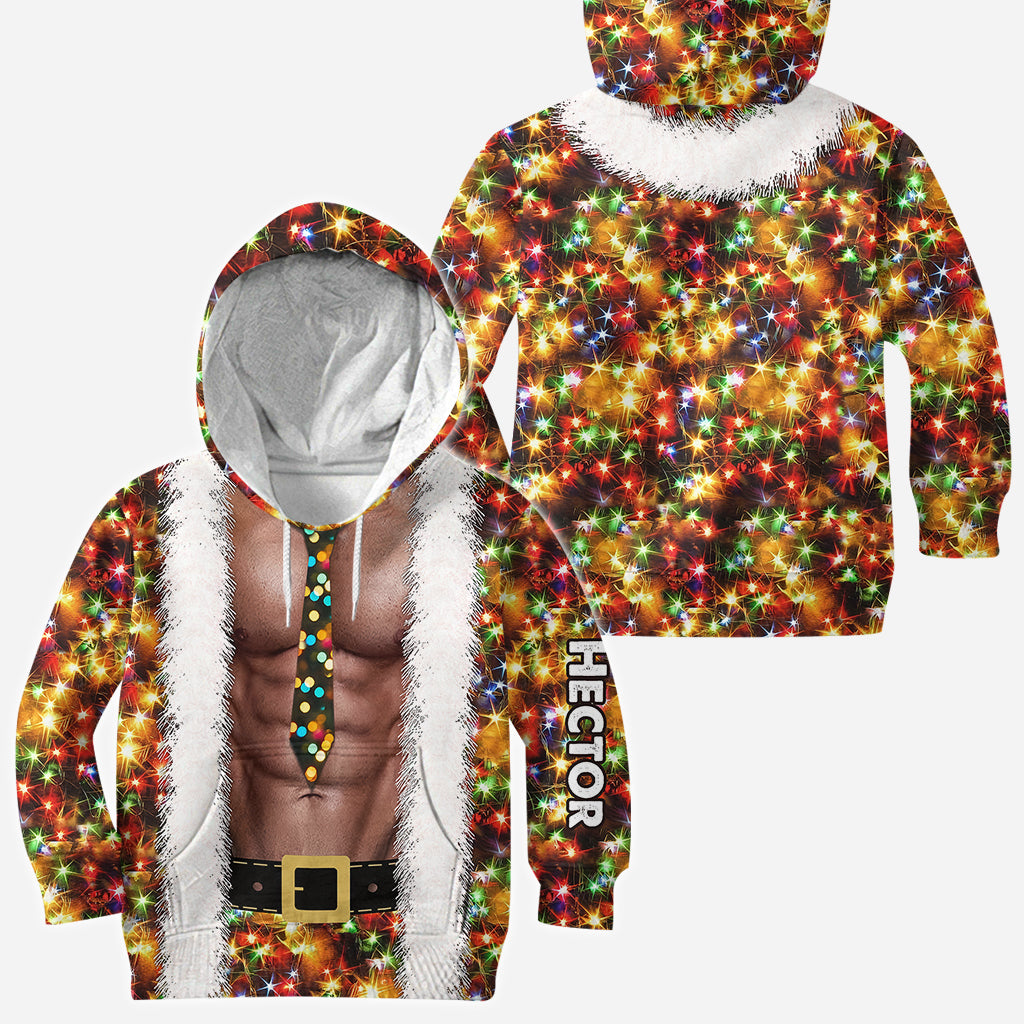 Bébé Père Noël arrive - T-shirt personnalisé pour couple