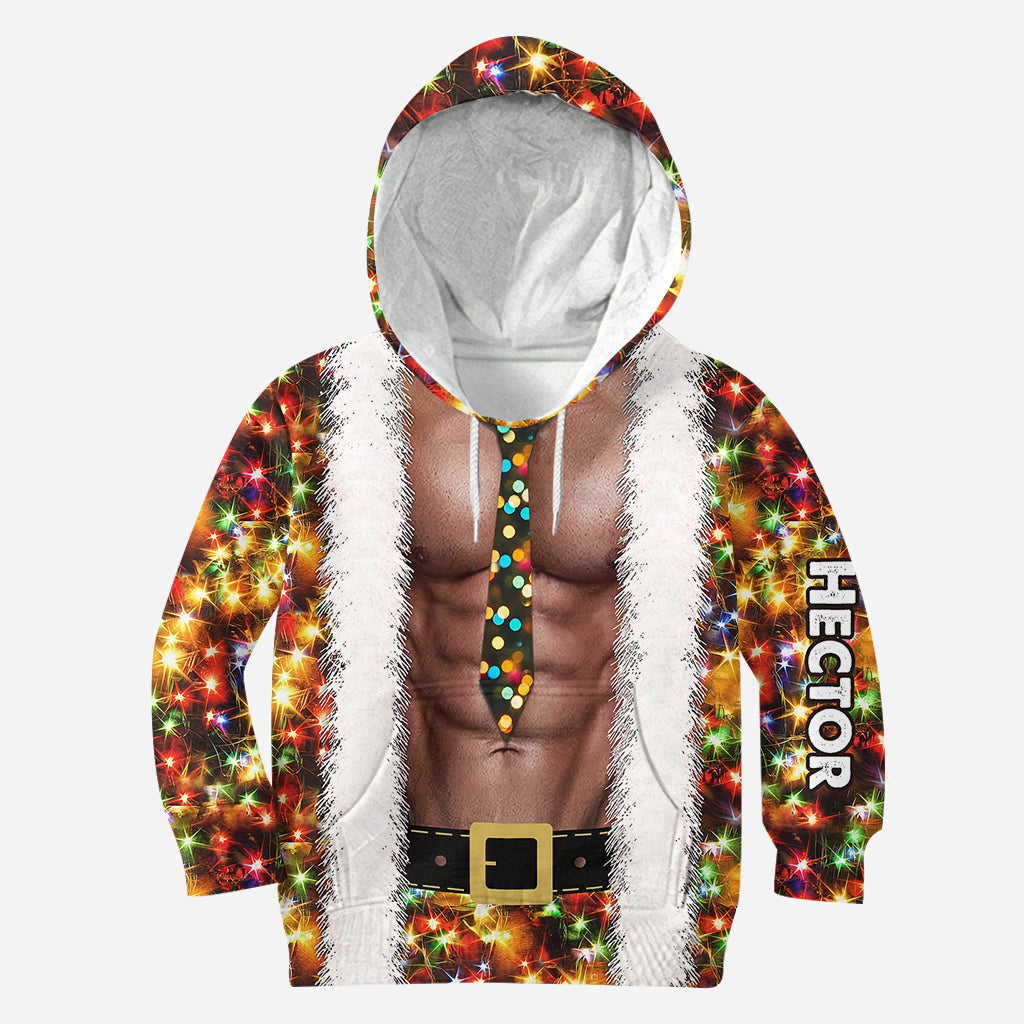 Bébé Père Noël arrive - T-shirt personnalisé pour couple