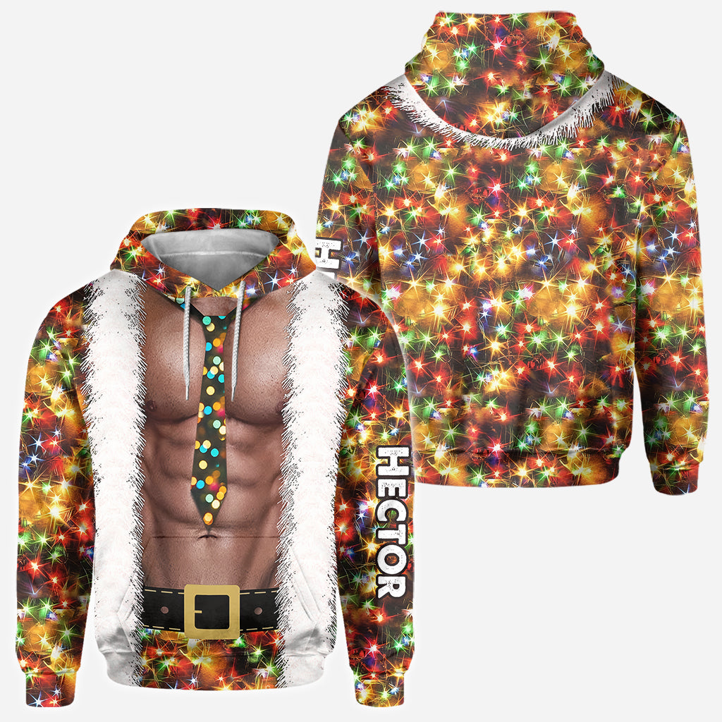 Bébé Père Noël arrive - T-shirt personnalisé pour couple