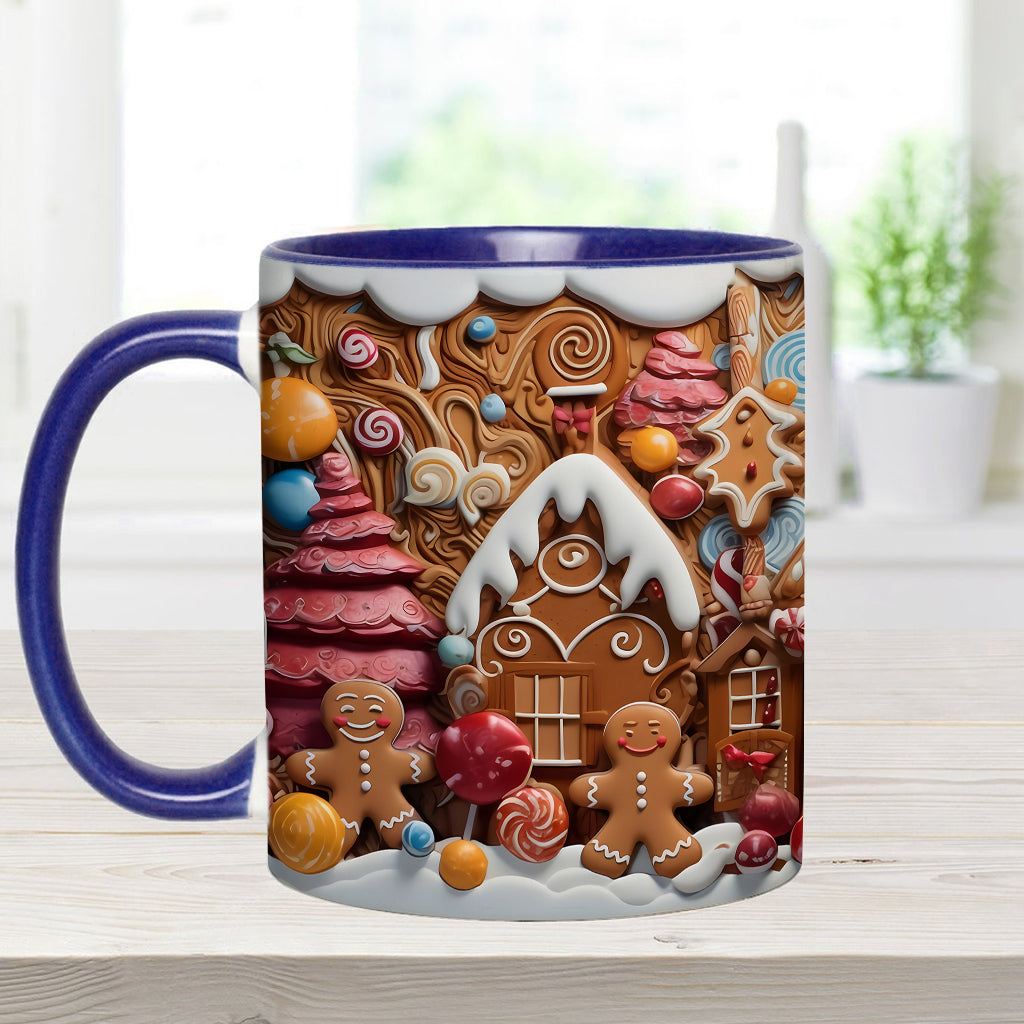 Mug spécial films de Noël en pain d'épice - Mug personnalisé pour toute la famille
