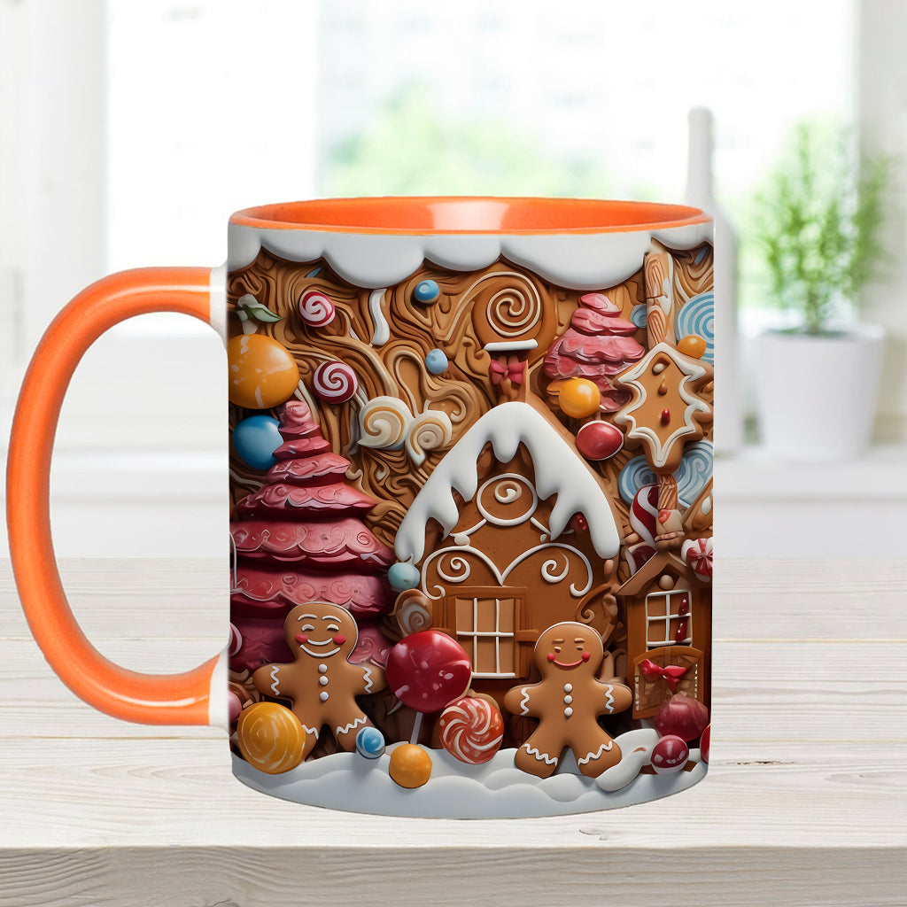 Mug spécial films de Noël en pain d'épice - Mug personnalisé pour toute la famille