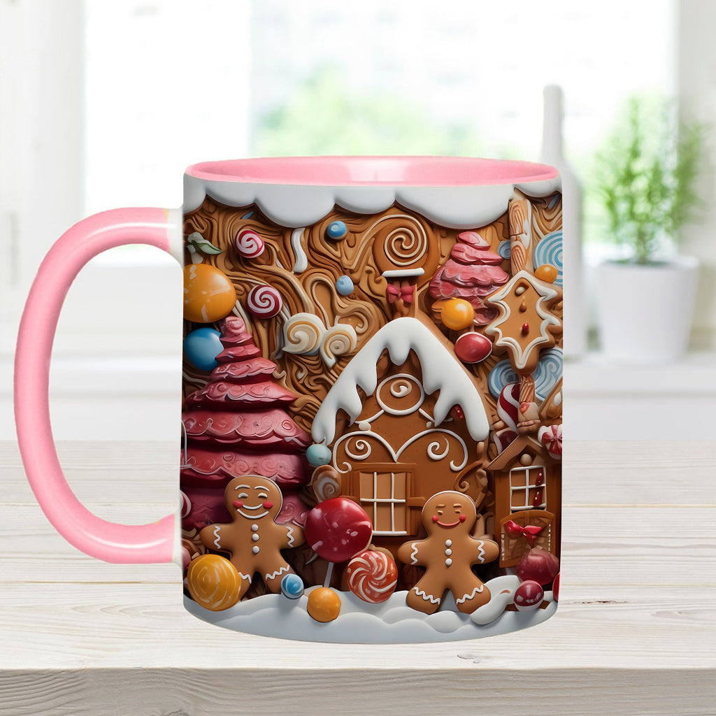 Mug spécial films de Noël en pain d'épice - Mug personnalisé pour toute la famille