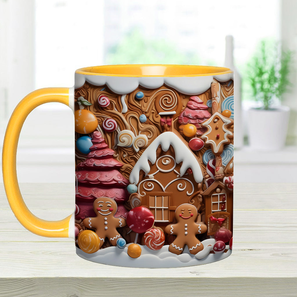 Mug spécial films de Noël en pain d'épice - Mug personnalisé pour toute la famille