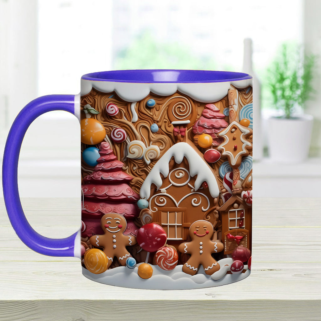 Mug spécial films de Noël en pain d'épice - Mug personnalisé pour toute la famille