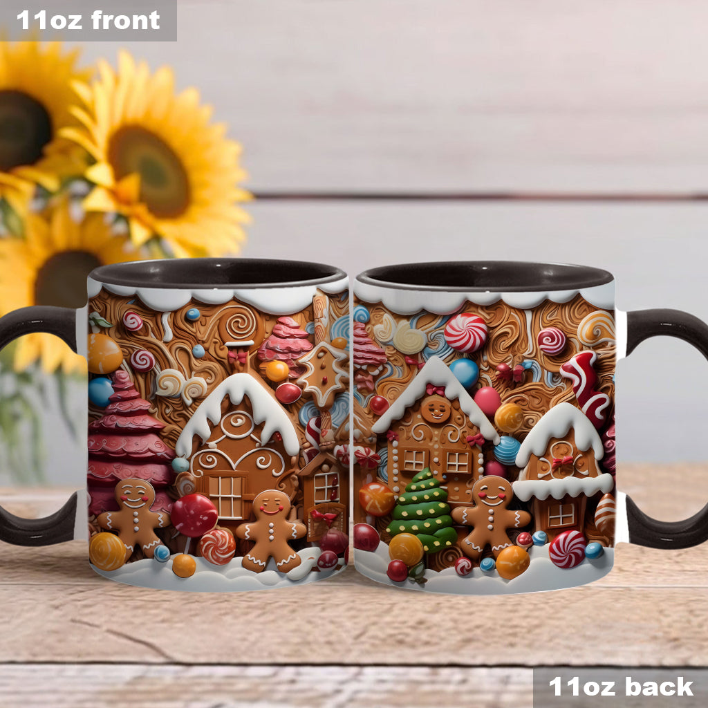 Mug spécial films de Noël en pain d'épice - Mug personnalisé pour toute la famille