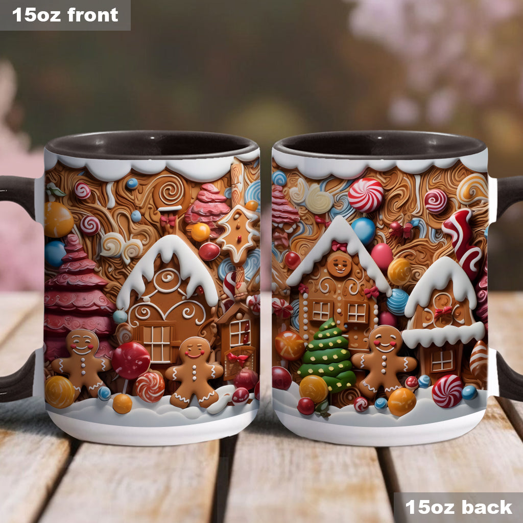 Mug spécial films de Noël en pain d'épice - Mug personnalisé pour toute la famille