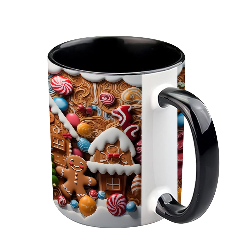 Mug spécial films de Noël en pain d'épice - Mug personnalisé pour toute la famille