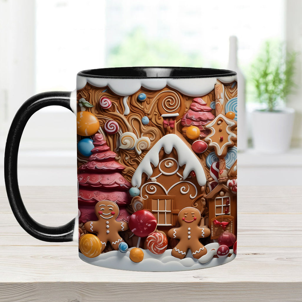 Mug spécial films de Noël en pain d'épice - Mug personnalisé pour toute la famille