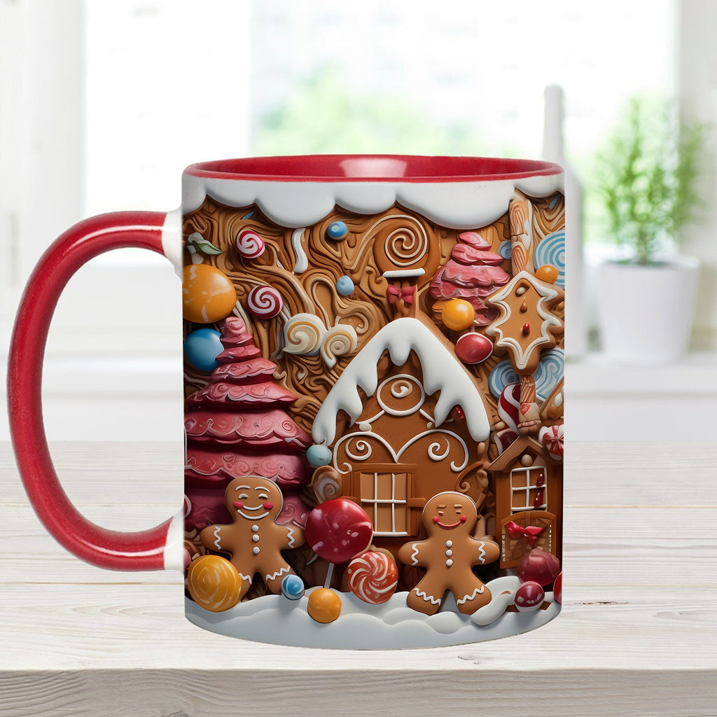 Mug spécial films de Noël en pain d'épice - Mug personnalisé pour toute la famille