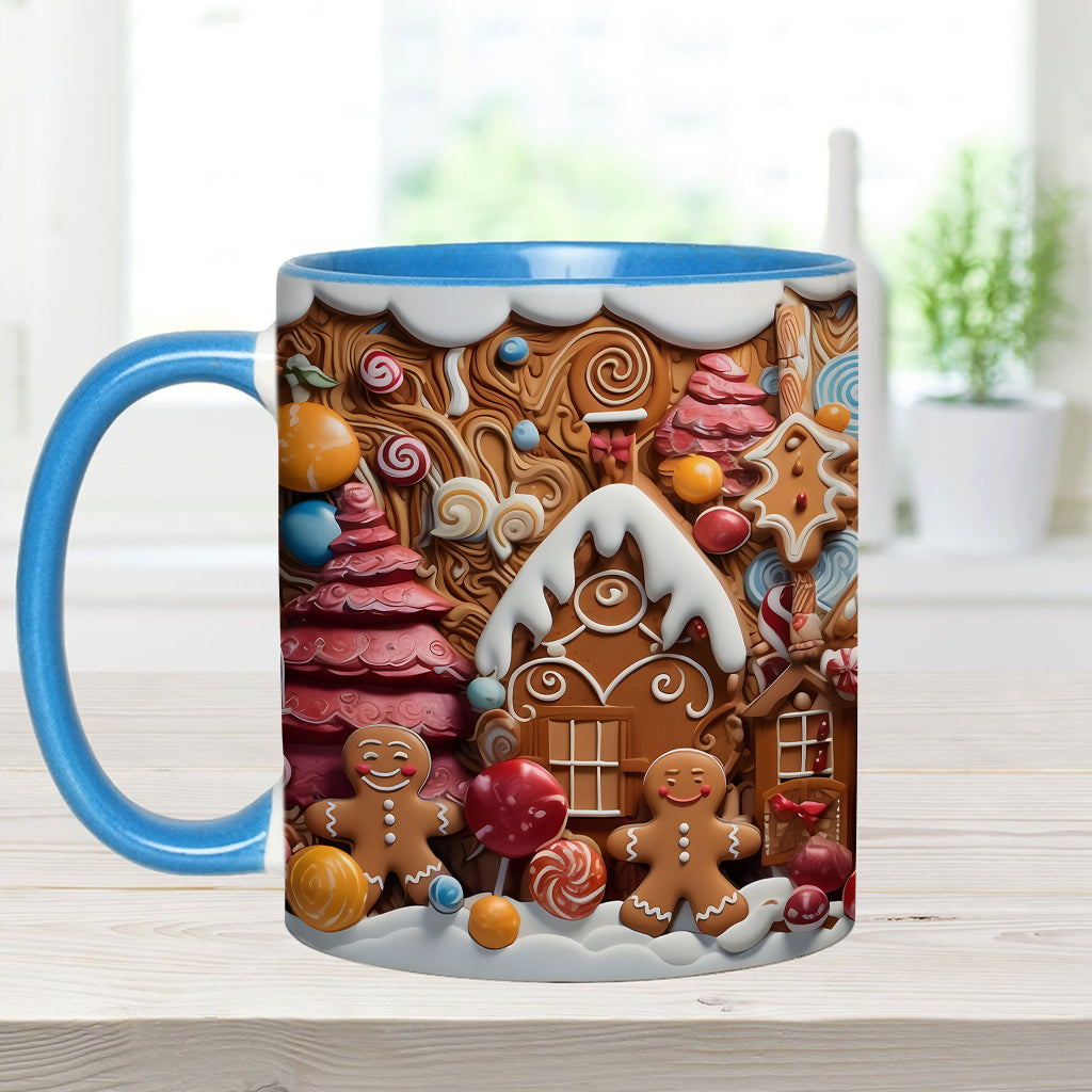 Mug spécial films de Noël en pain d'épice - Mug personnalisé pour toute la famille