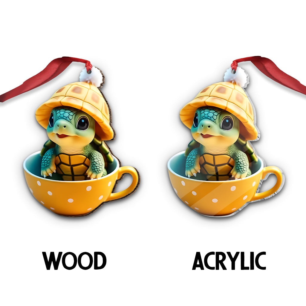 Cute Turle - Personalized Turtle Ornament