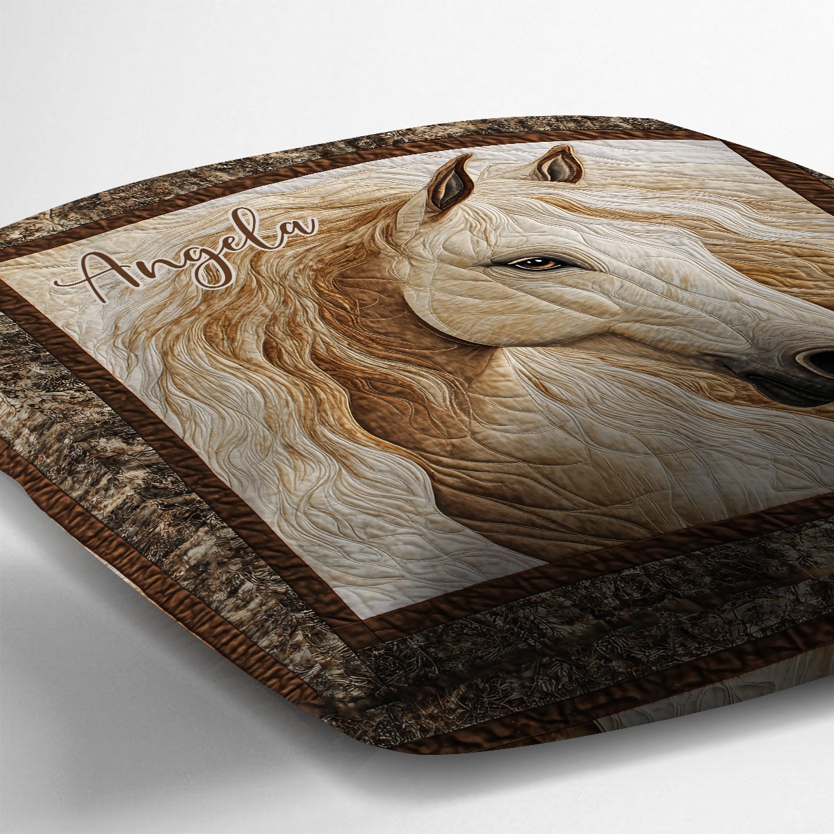 Love Horses - Personalized Horse Throw Pillow