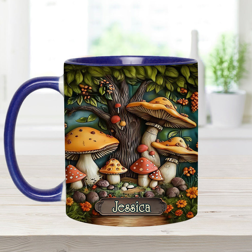 Mug personnalisé « Jardin de champignons »