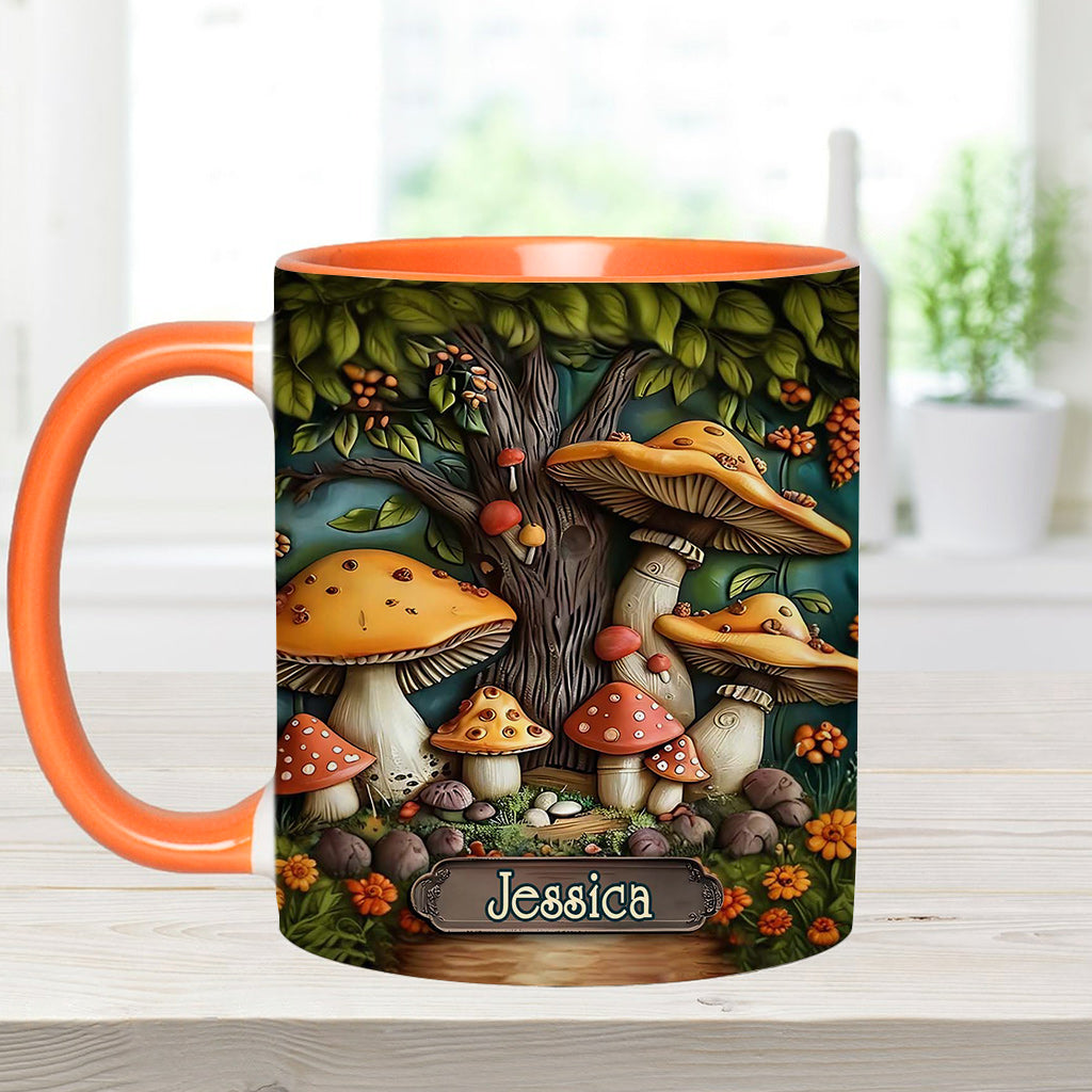 Mug personnalisé « Jardin de champignons »