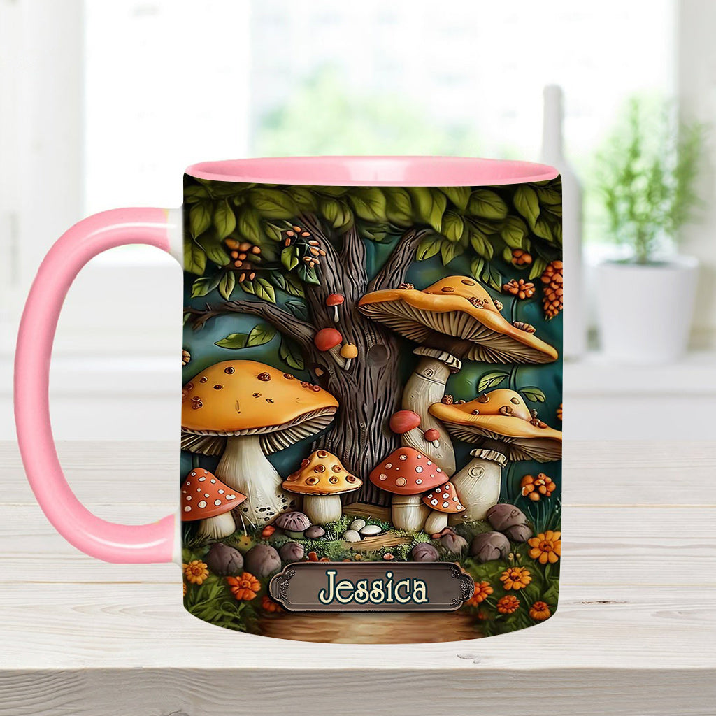 Mug personnalisé « Jardin de champignons »