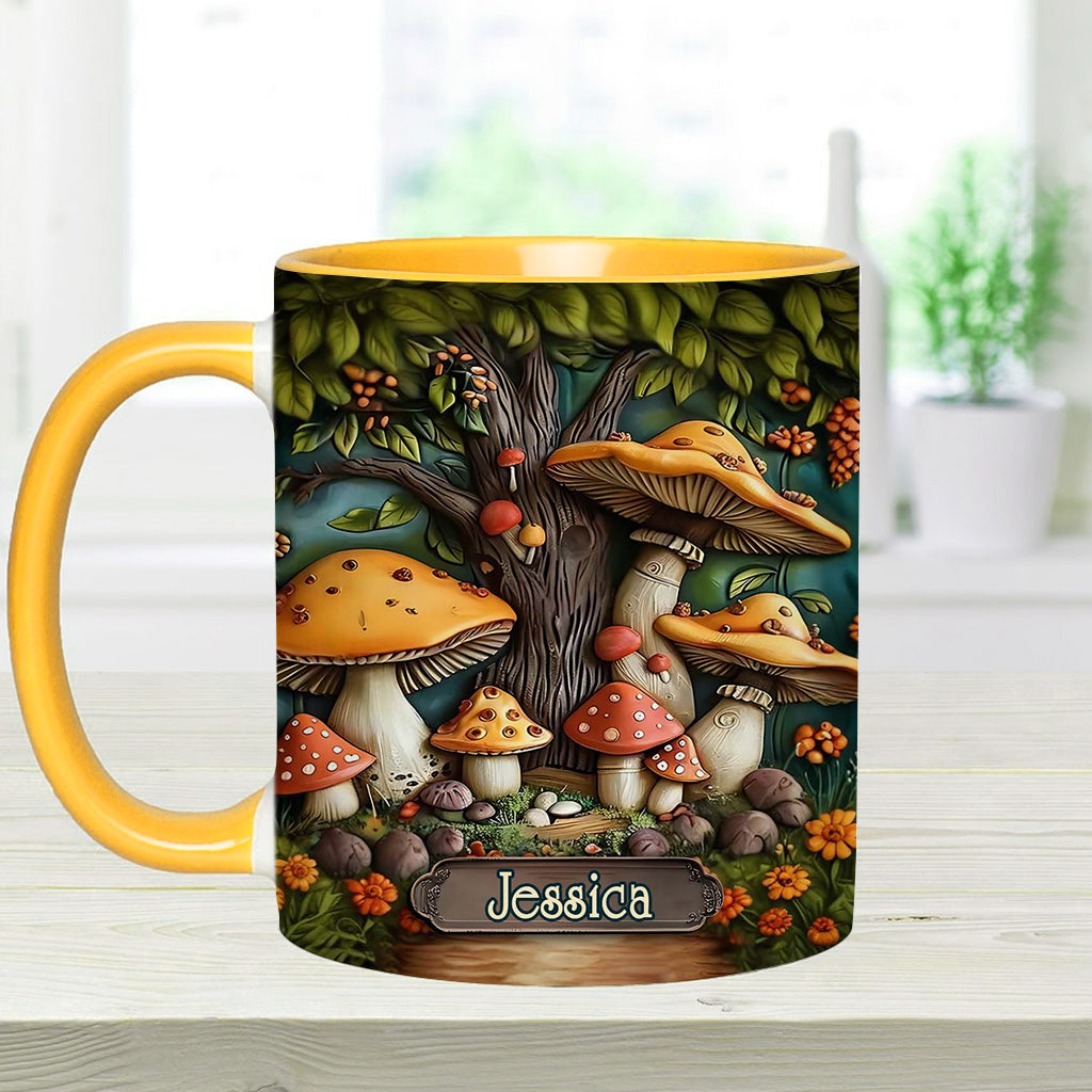 Mug personnalisé « Jardin de champignons »