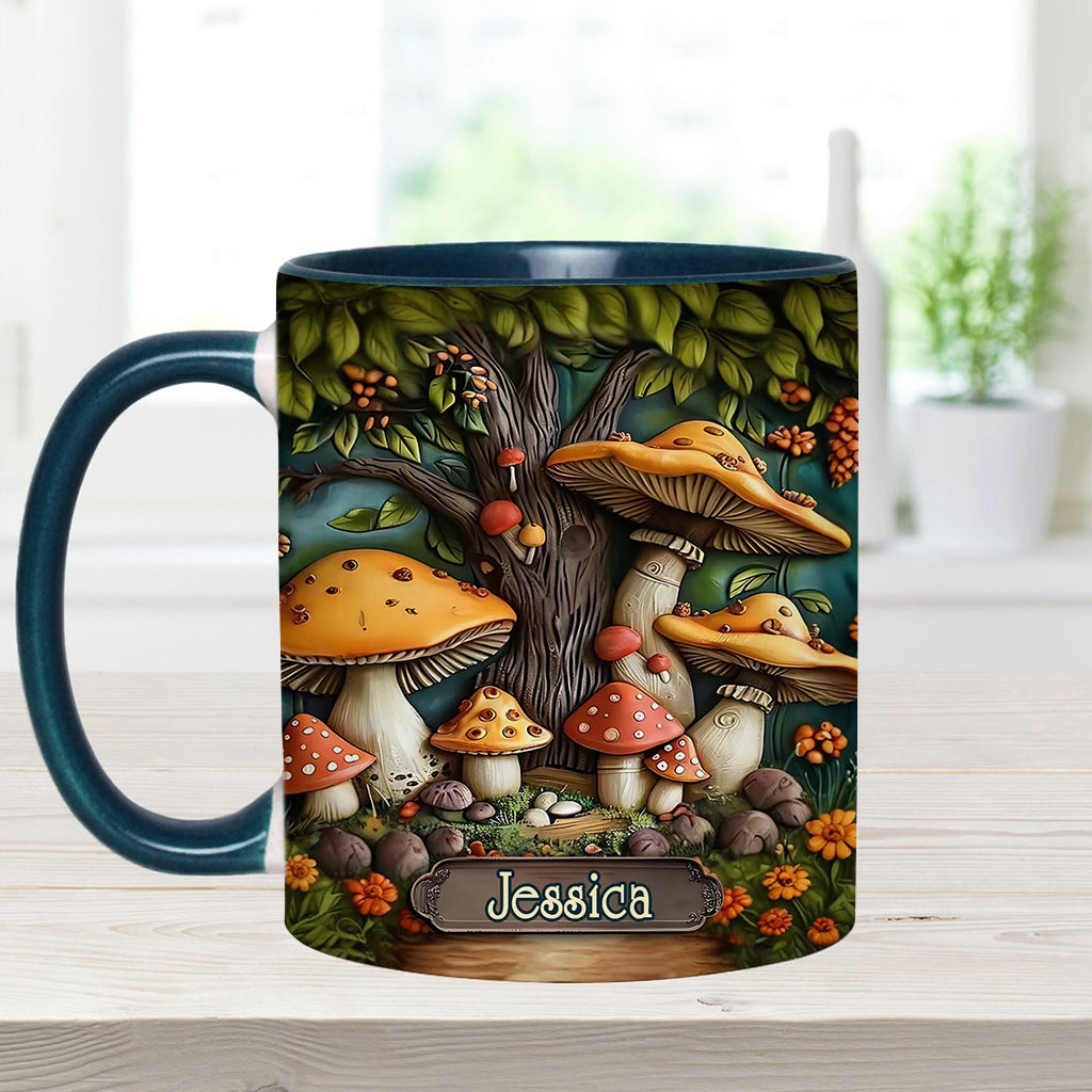 Mug personnalisé « Jardin de champignons »