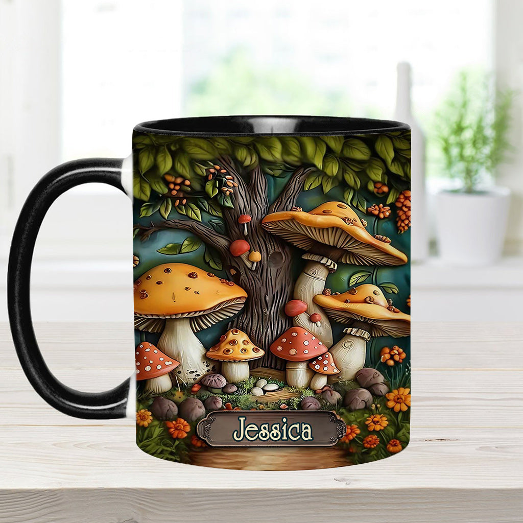 Mug personnalisé « Jardin de champignons »