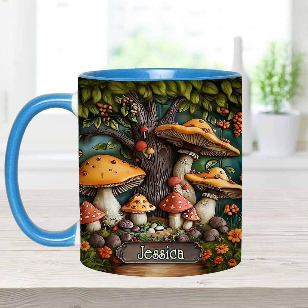 Mug personnalisé « Jardin de champignons »