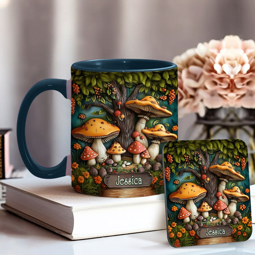 Mug personnalisé « Jardin de champignons »