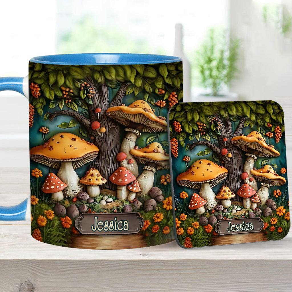 Mug personnalisé « Jardin de champignons »