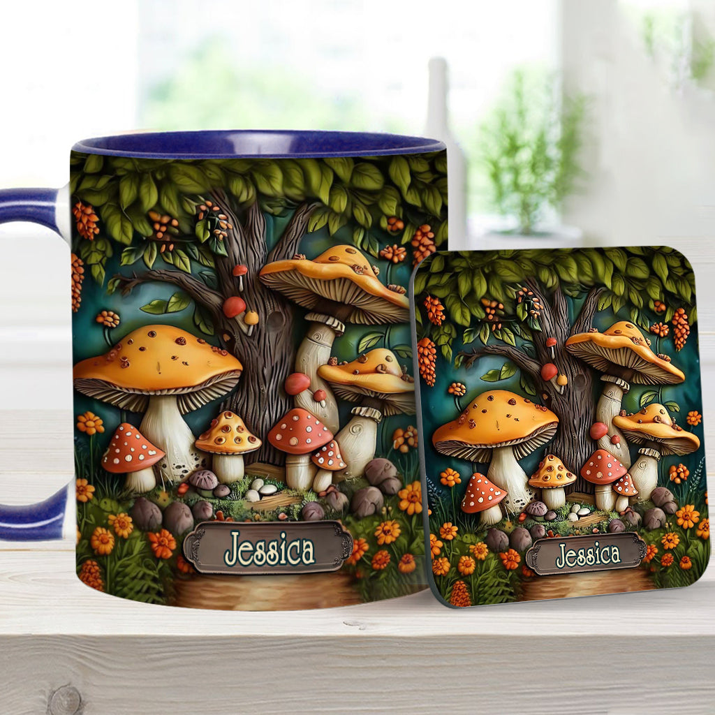 Mug personnalisé « Jardin de champignons »