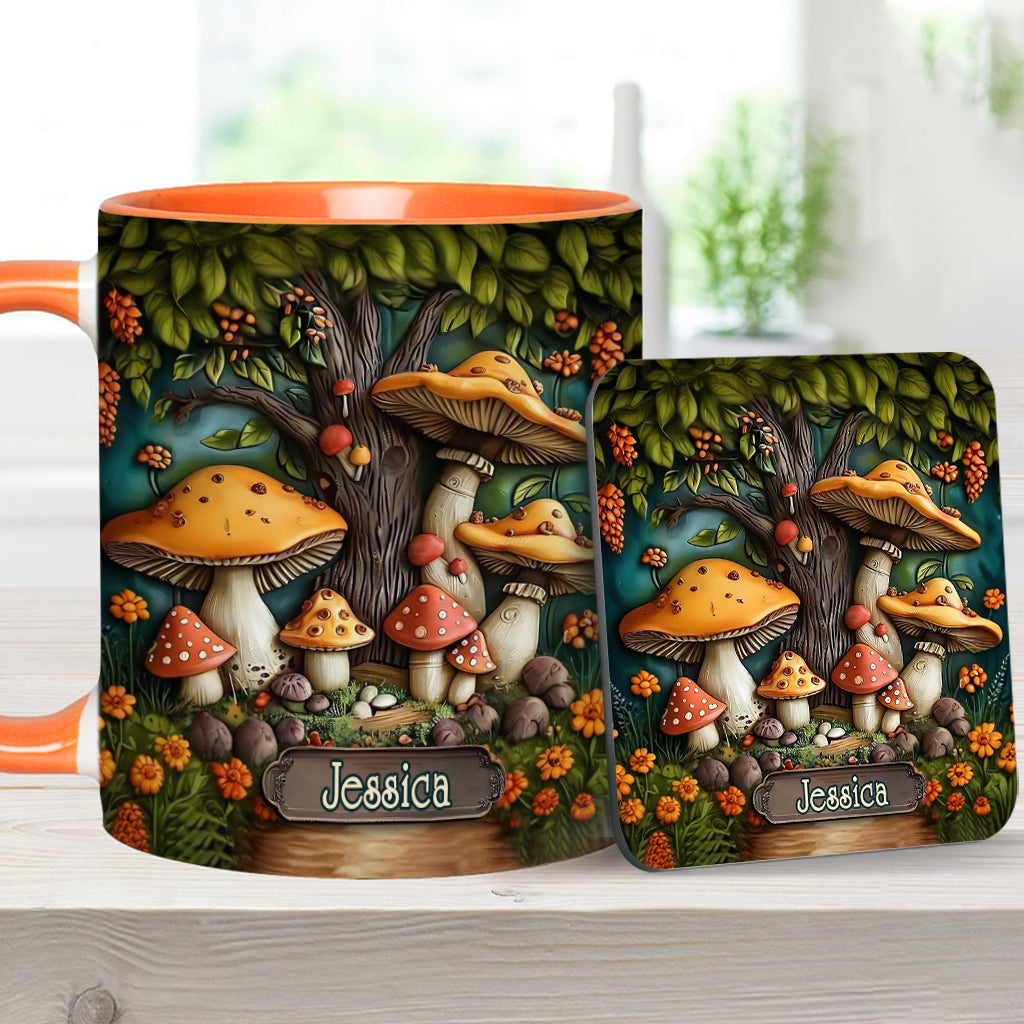 Mug personnalisé « Jardin de champignons »