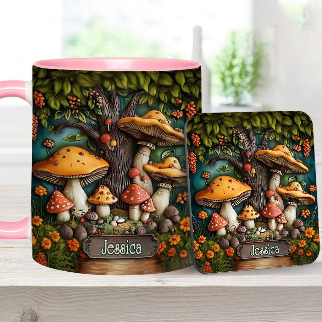 Mug personnalisé « Jardin de champignons »