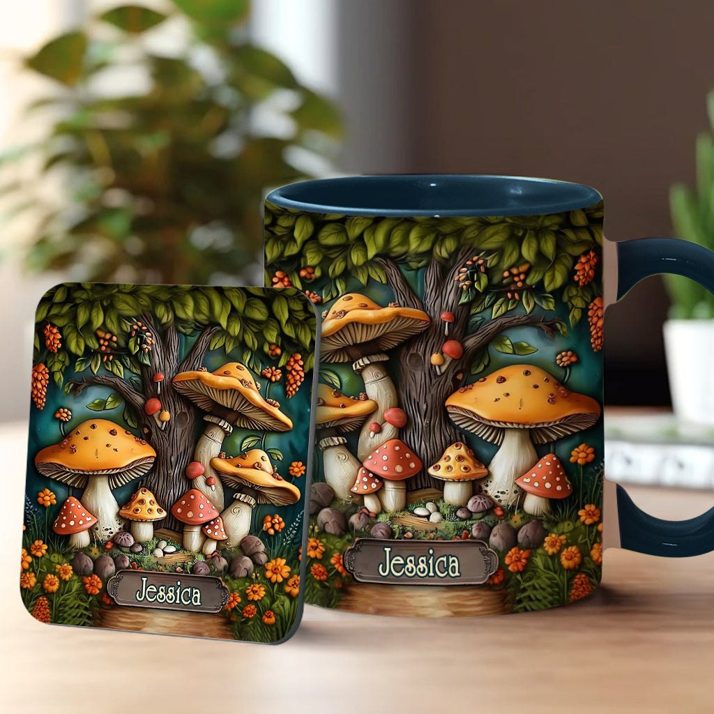 Mug personnalisé « Jardin de champignons »