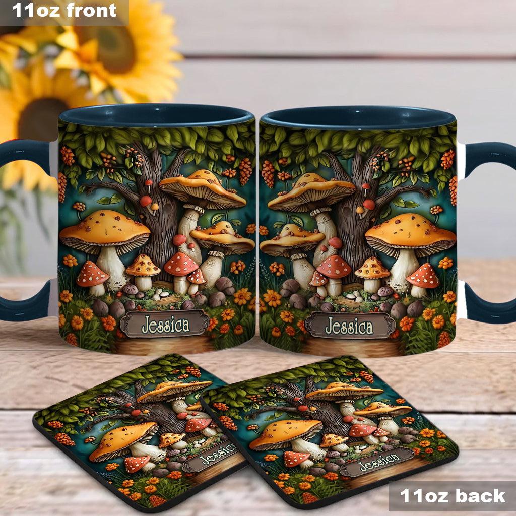 Mug personnalisé « Jardin de champignons »