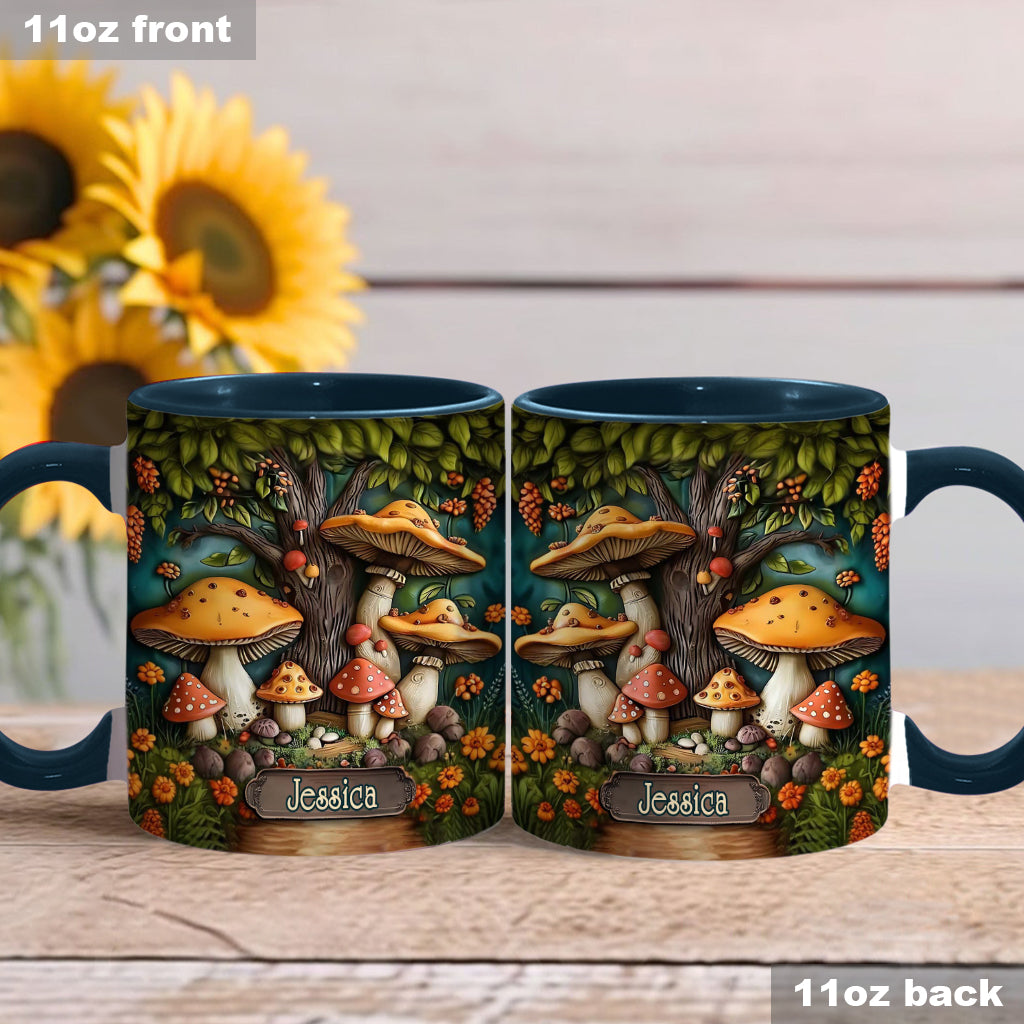 Mug personnalisé « Jardin de champignons »
