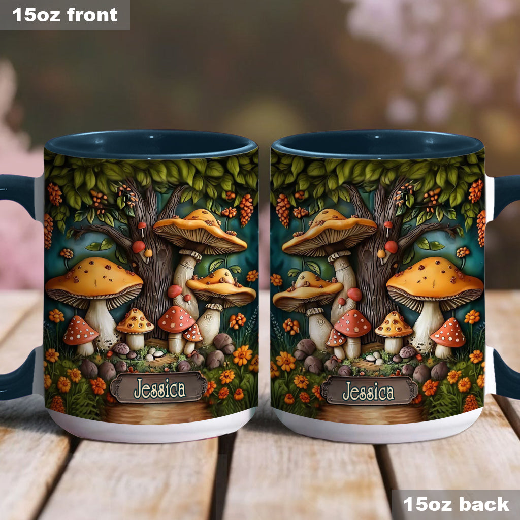 Mug personnalisé « Jardin de champignons »