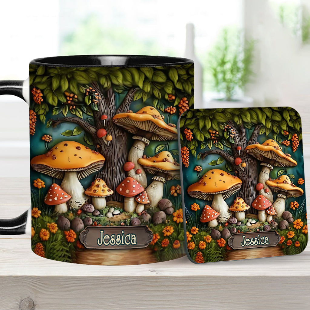Mug personnalisé « Jardin de champignons »