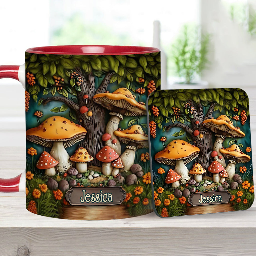 Mug personnalisé « Jardin de champignons »