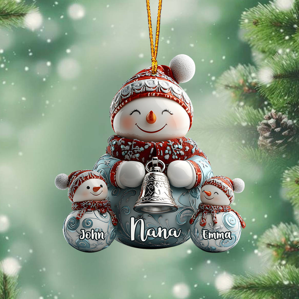 Merry Christmas - Personalized Family Ornament