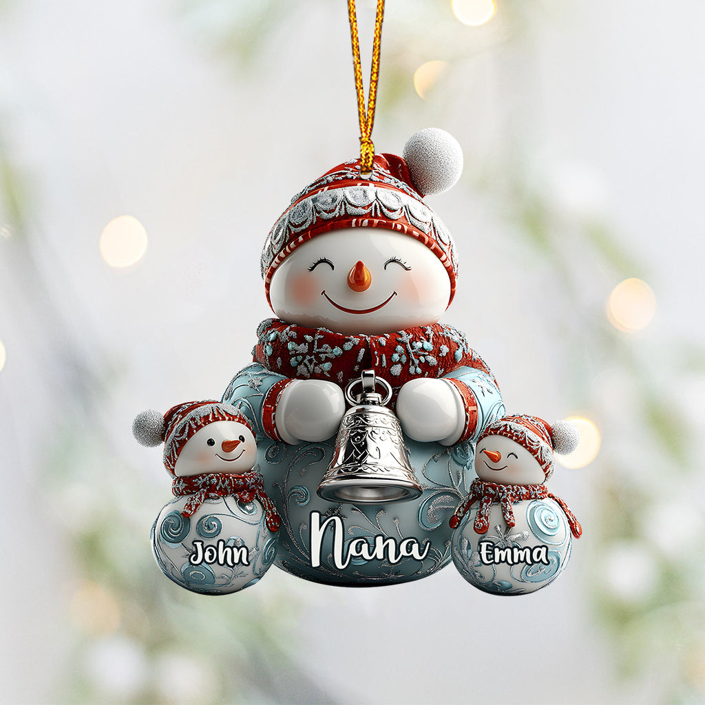 Merry Christmas - Personalized Family Ornament