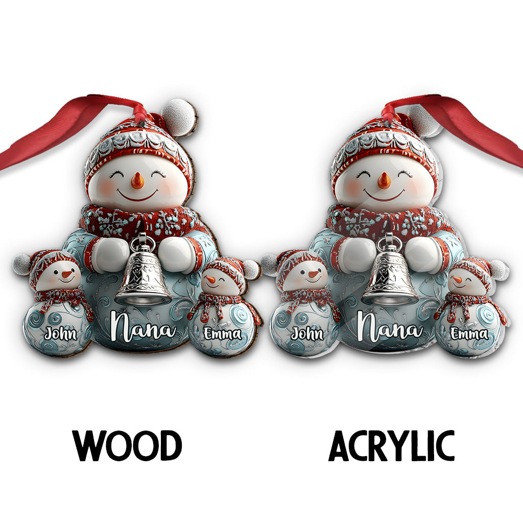 Merry Christmas - Personalized Family Ornament