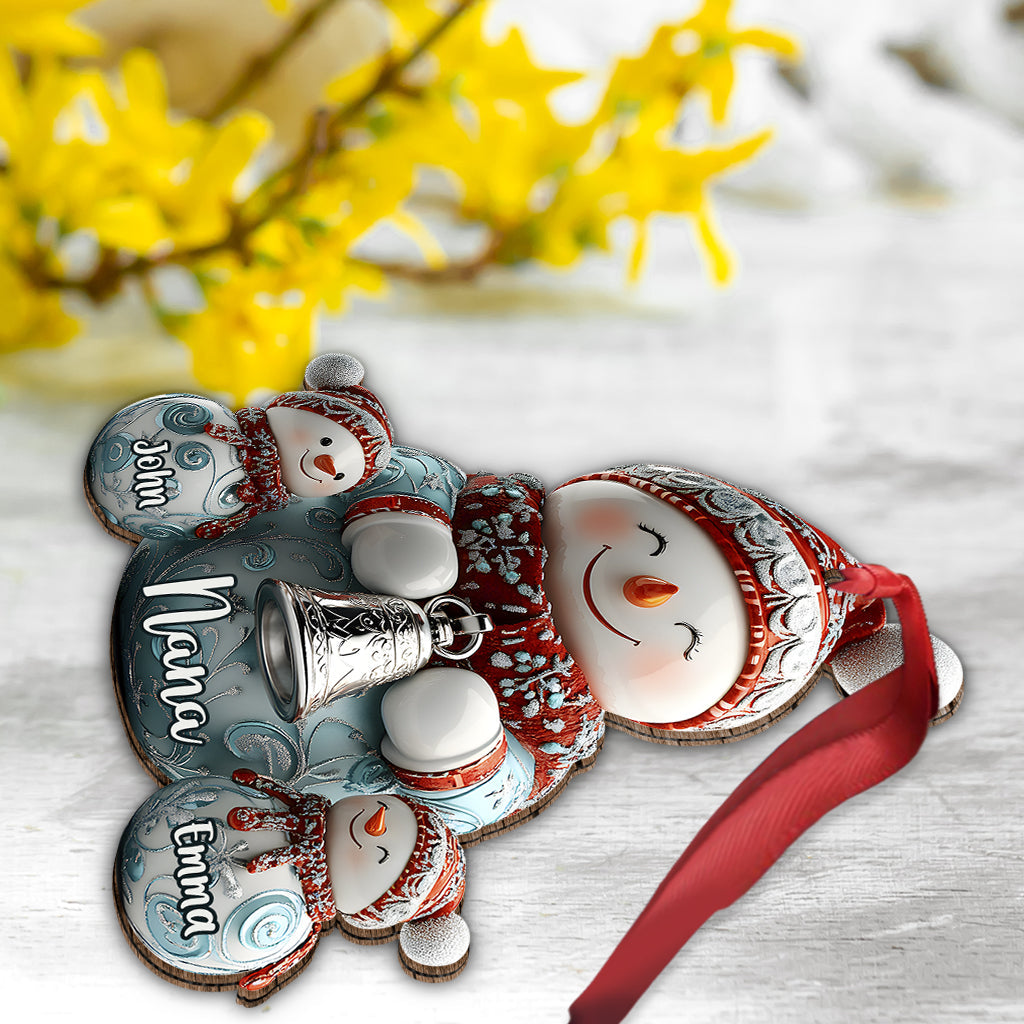 Merry Christmas - Personalized Family Ornament