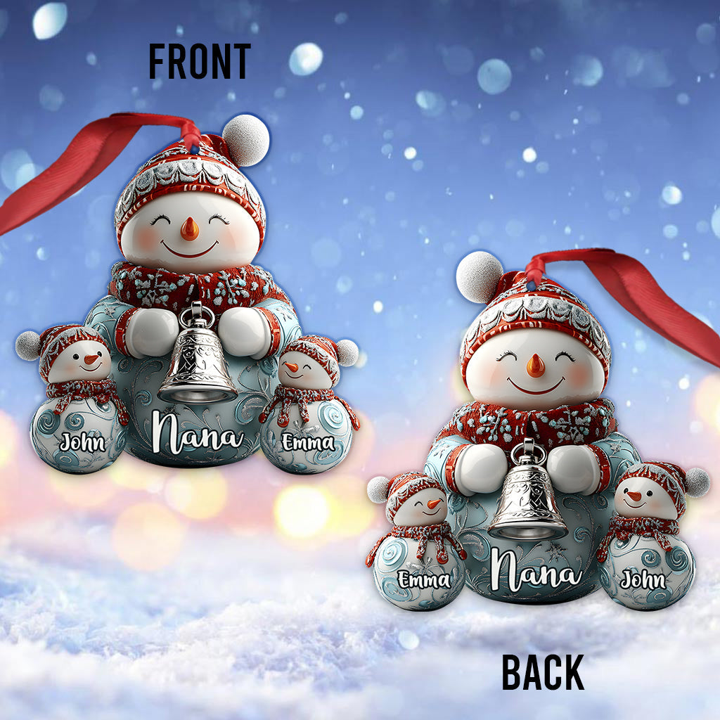 Merry Christmas - Personalized Family Ornament