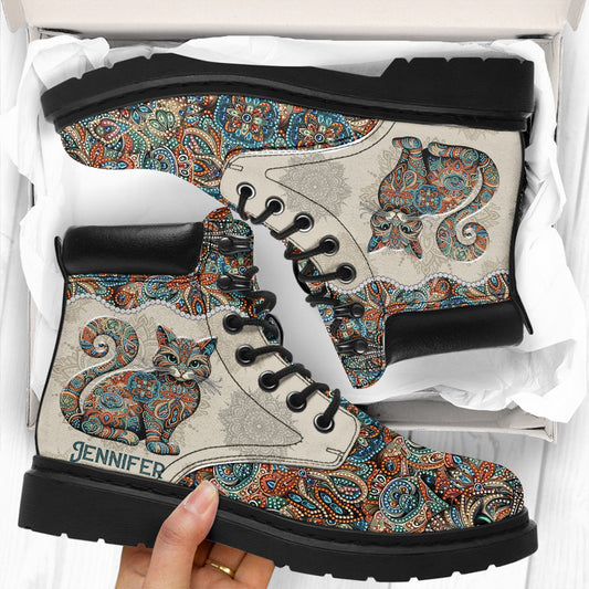 Magnifique chat - Bottes toutes saisons personnalisées pour chat