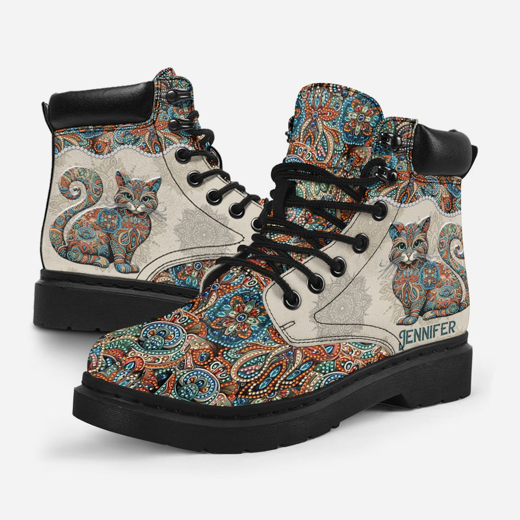 Beautiful Cat - Personalized Cat All Season Boots