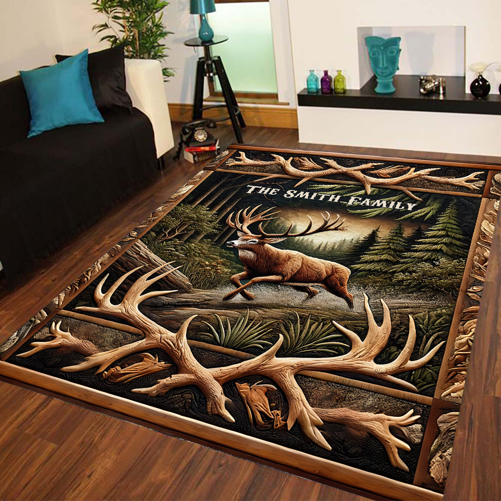 Passionné de chasse - Tapis de chasse personnalisé