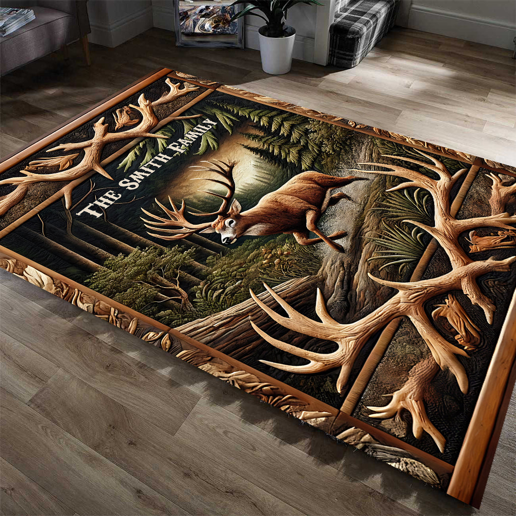 Passionné de chasse - Tapis de chasse personnalisé