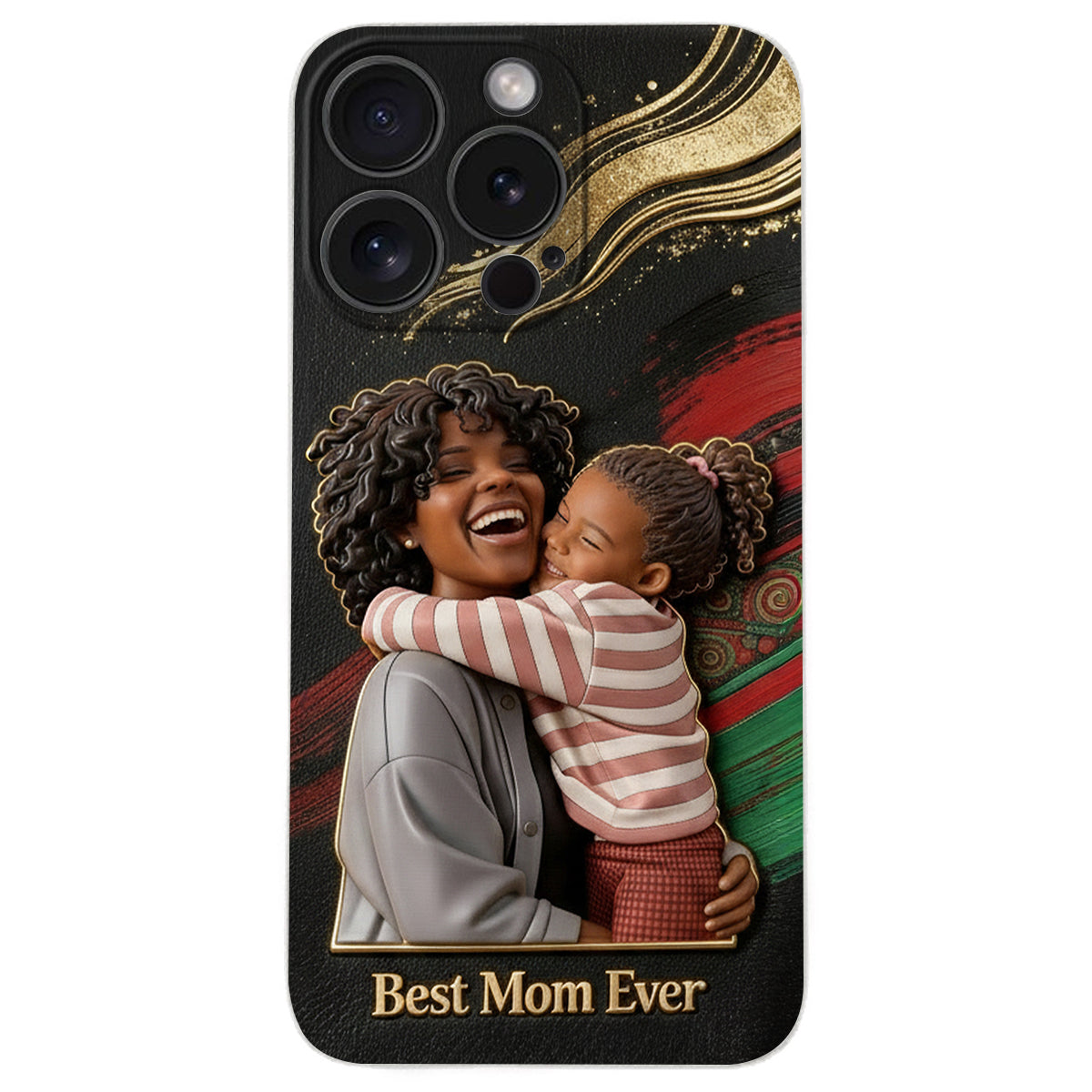 Black Pride, Black History Month - Personalized African American Leather Phone Case