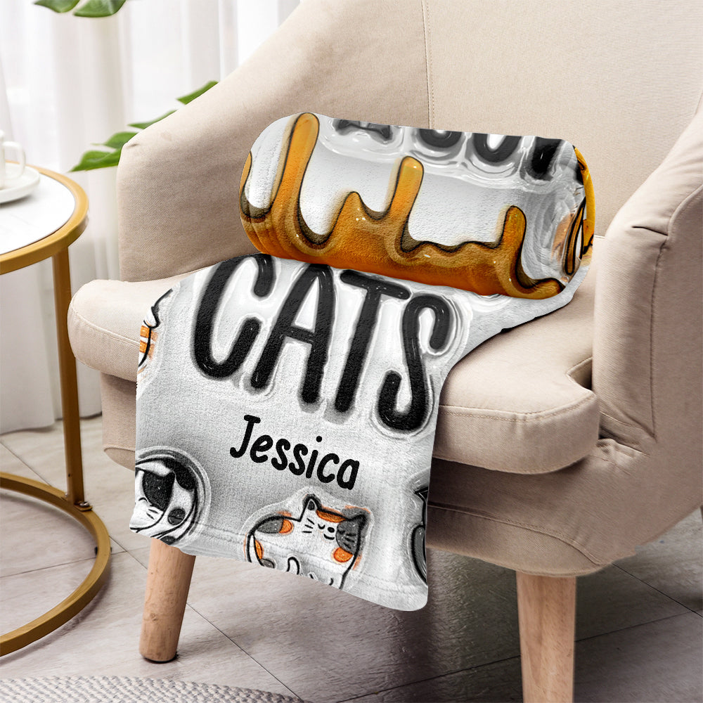 Oui, j'ai vraiment besoin de tous ces chats - Couverture personnalisée pour chat