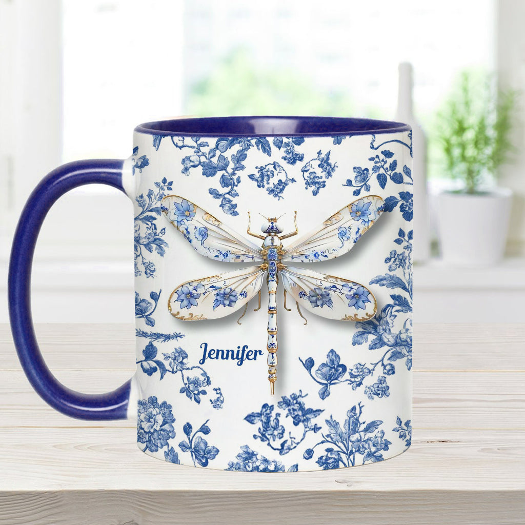 Love Dragonflies - Personalized Gardening Accent Mug