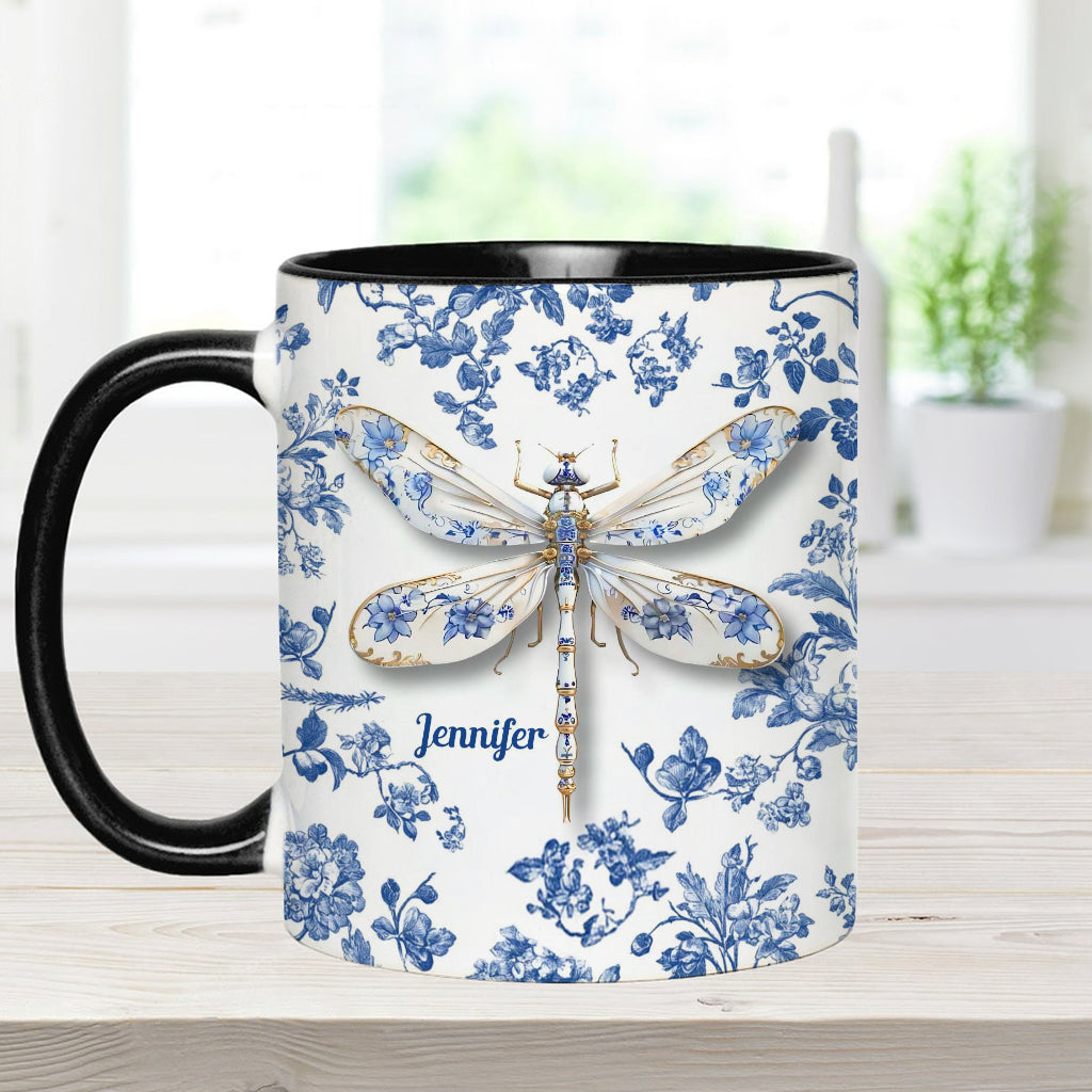 Love Dragonflies - Personalized Gardening Accent Mug
