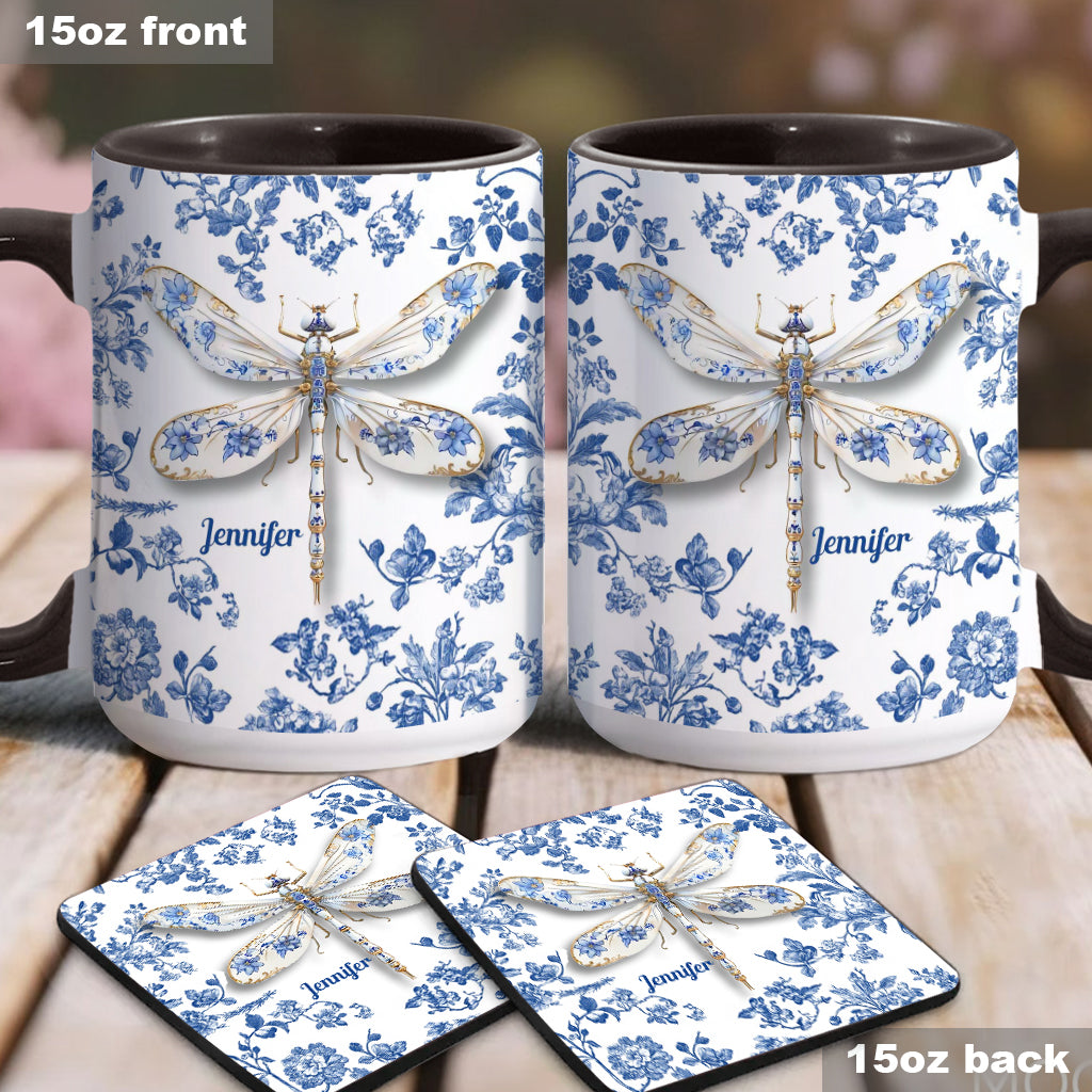 Love Dragonflies - Personalized Gardening Accent Mug